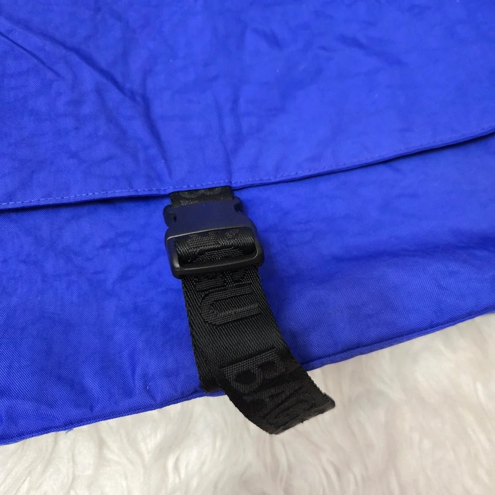Baggu Nylon Messenger Bag Lapis Blue Recycled Crossbody Laptop Sleeve NWT